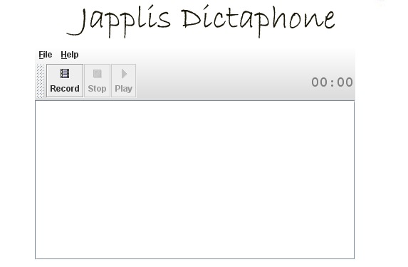 Japplis Dictaphone - Free Online Voice Recorder