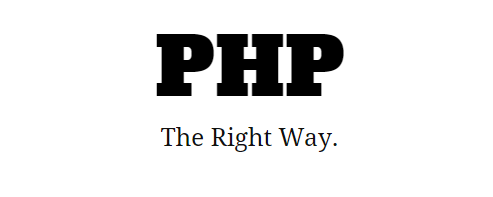 PHP  The Right Way - Best Websites to Learn PHP Programming Language online