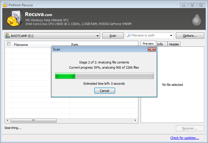 Recuva - Top Free Software Tools to Recover Deleted Data or Files