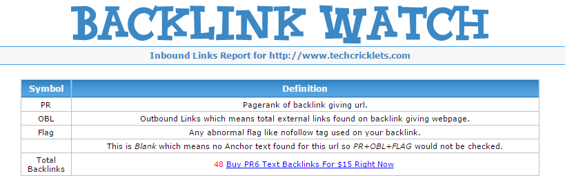 Backlink Watch-Best Free Online Backlink Checker Tools