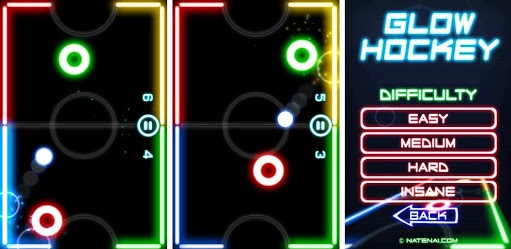 glow hockey-List of Stress Free Games that One Should Play