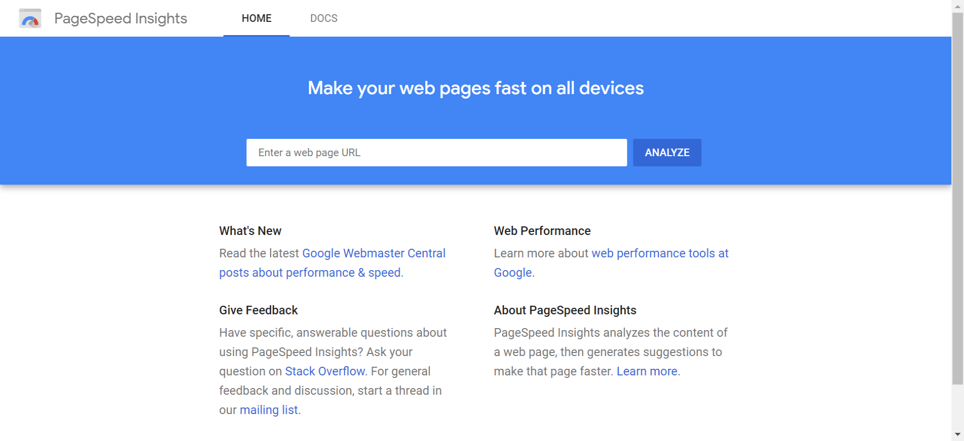 Google pagespeed insight-Best Website Page Speed Test Tools-Mobile Site-Desktop Site